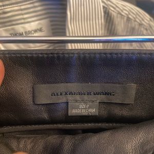 AUTHENTIC Alexander Wang Butter Soft Leather Trapeze Skirt‼️